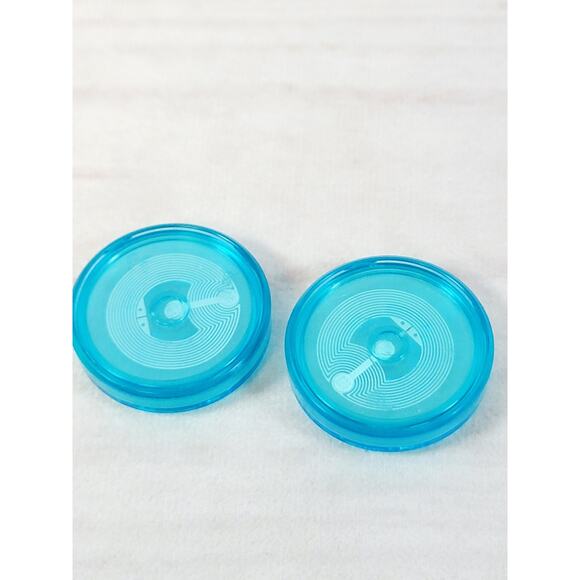 LEGO Dimensions: Generic Blue Tags for Vehicles & Gadgets #18602c01 - LOT of 2 - Picture 2 of 6